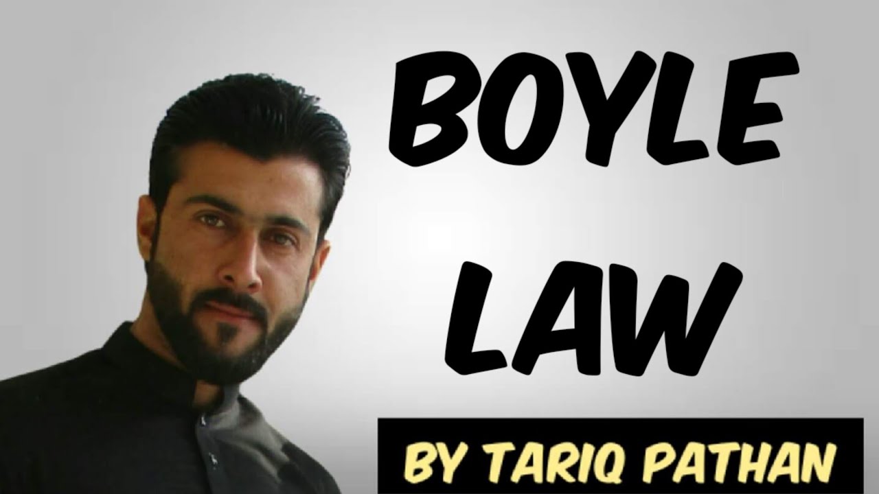 Class 11 Chapter 4 - Boyle law explained by Tariq Pathan