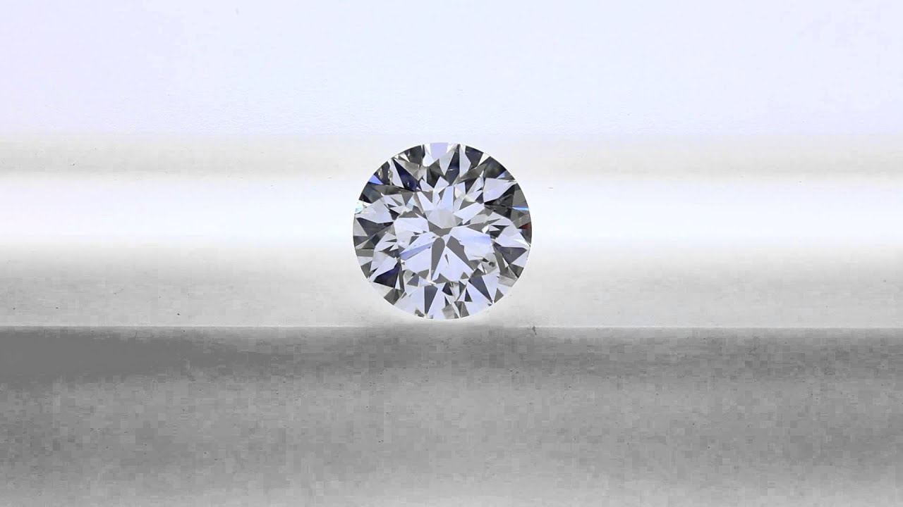 3.510ct J SI1 Round Super Ideal Hearts and Arrows Diamond