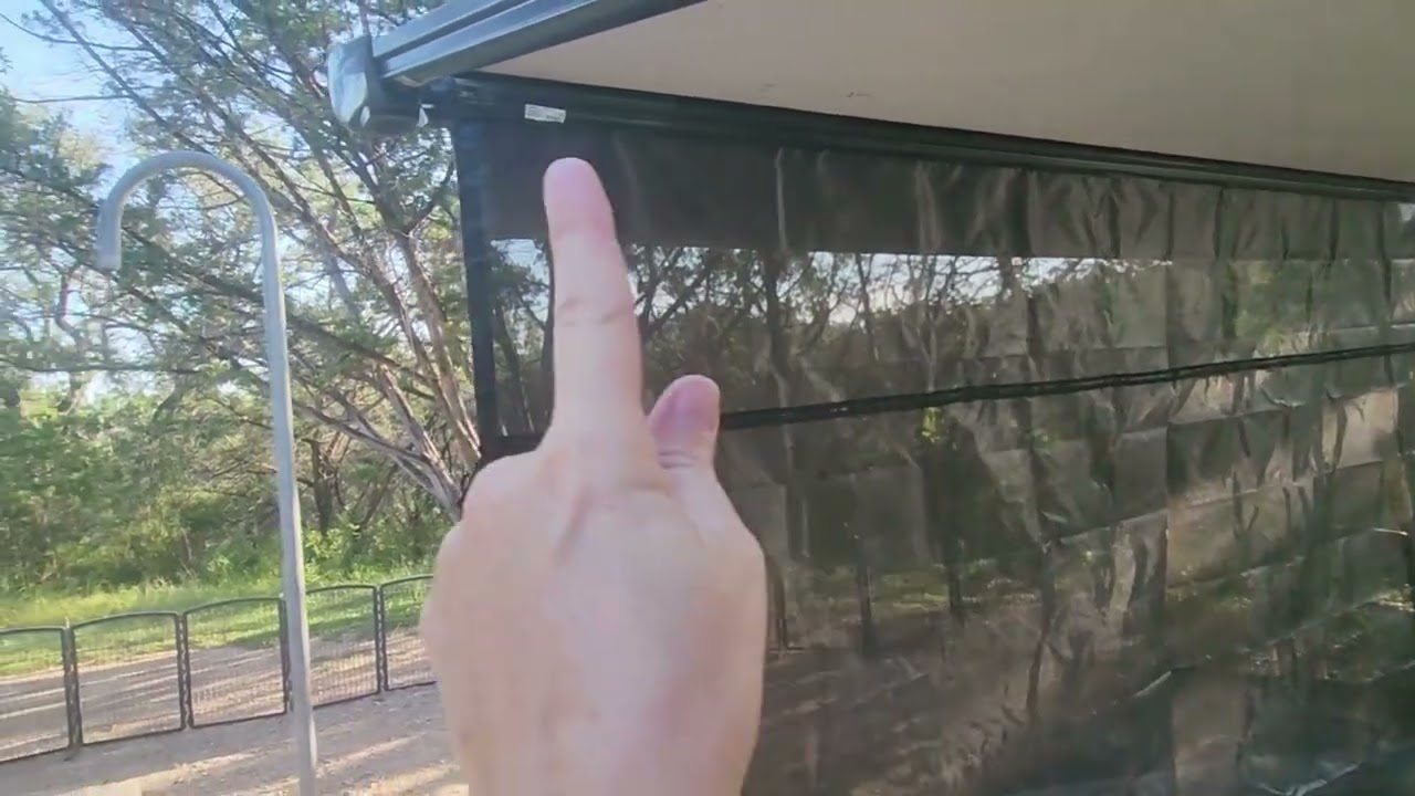 RV Awning Sun Shade Screen Review | 8'x14'3