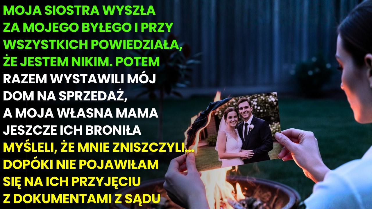 Poślubił moją siostrę tydzień po rozwodzie… a potem przyszli po mój dom