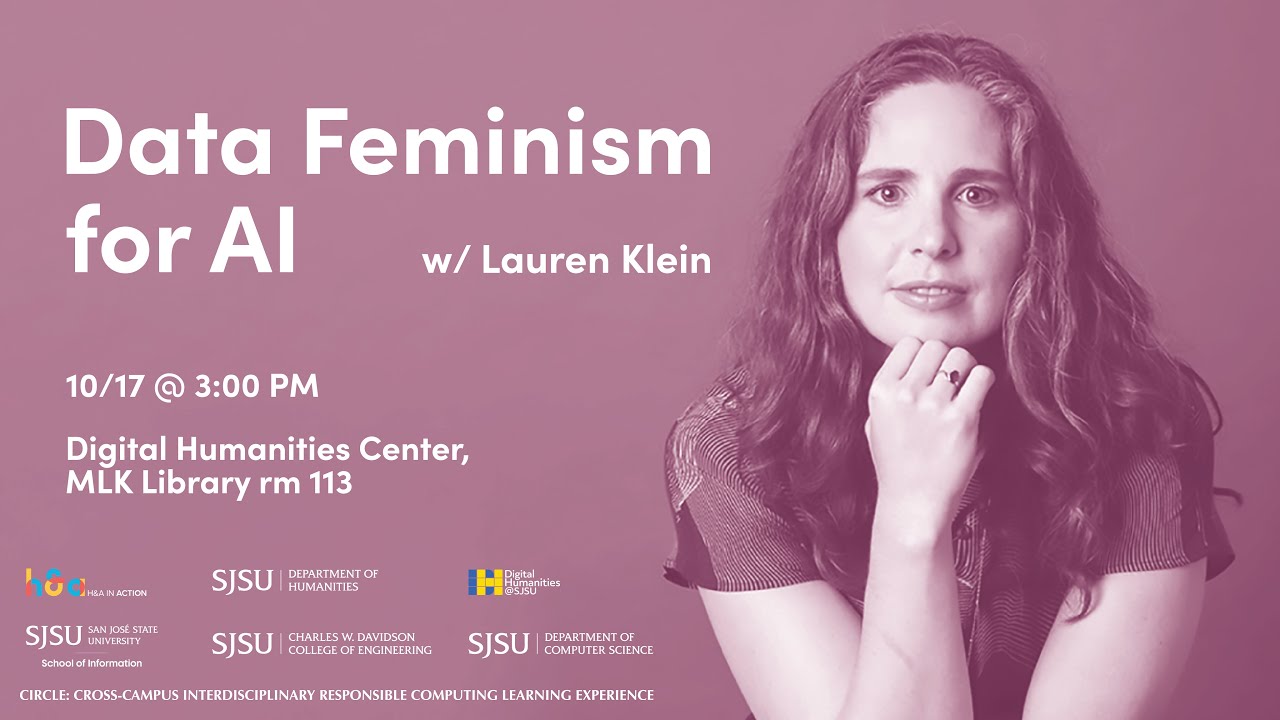 Data Feminism for AI: A Talk by Dr. Lauren Klein