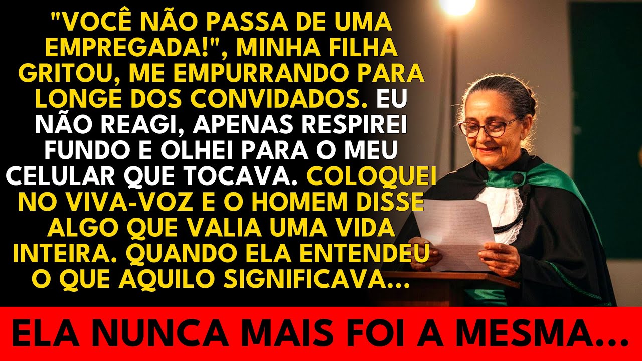 A HISTÓRIA REAL DESTA AVÓ👵 Filha riu dela, mas caiu de joelhos ao ouvir O CELULAR!