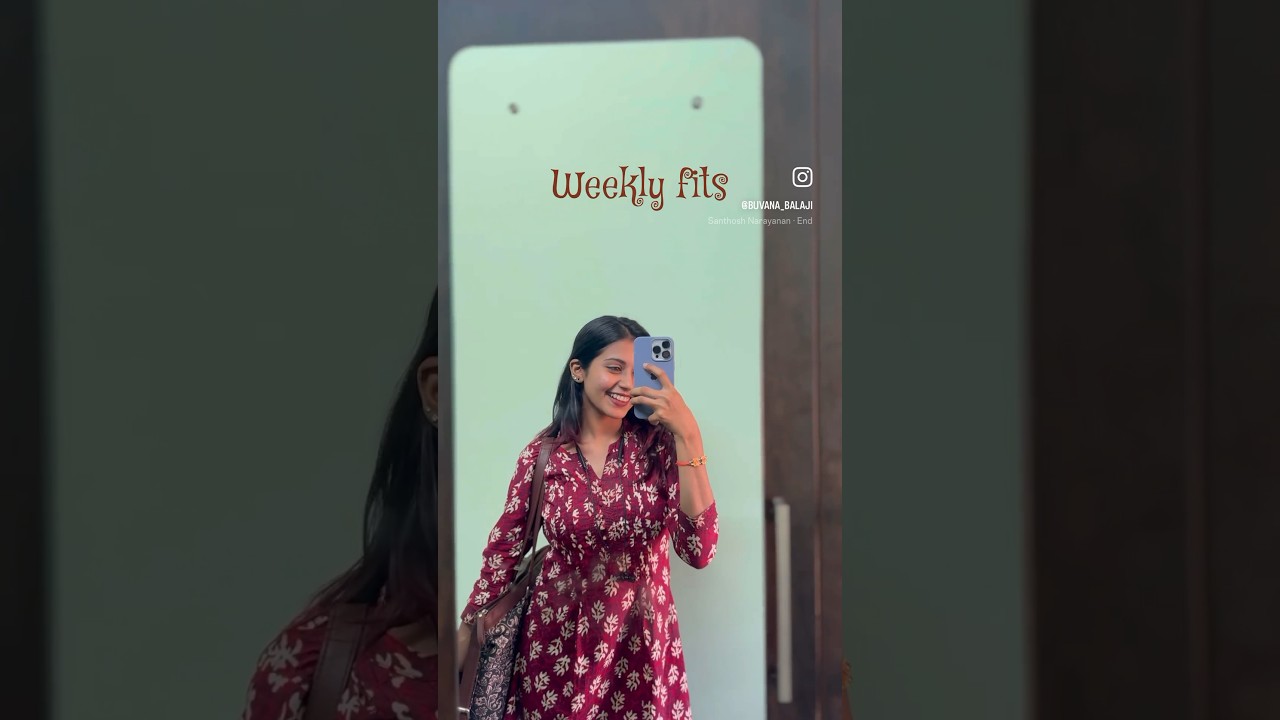 Weekly outfits for office😌😍 #tamil #outfit #officelook #grwm