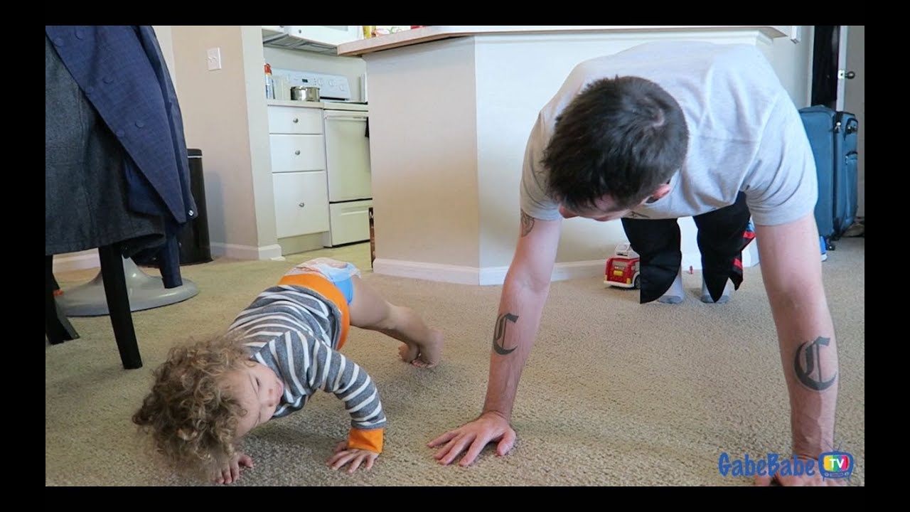 CrossFit With Dad! | GabeBabeTV