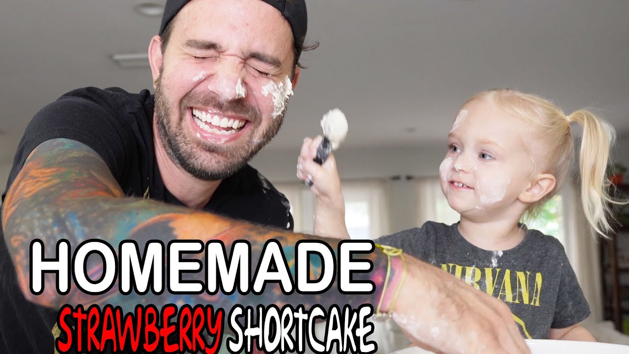 Homemade Strawberry Shortcakes! - Cooking With My 2 Year Old (EP14)