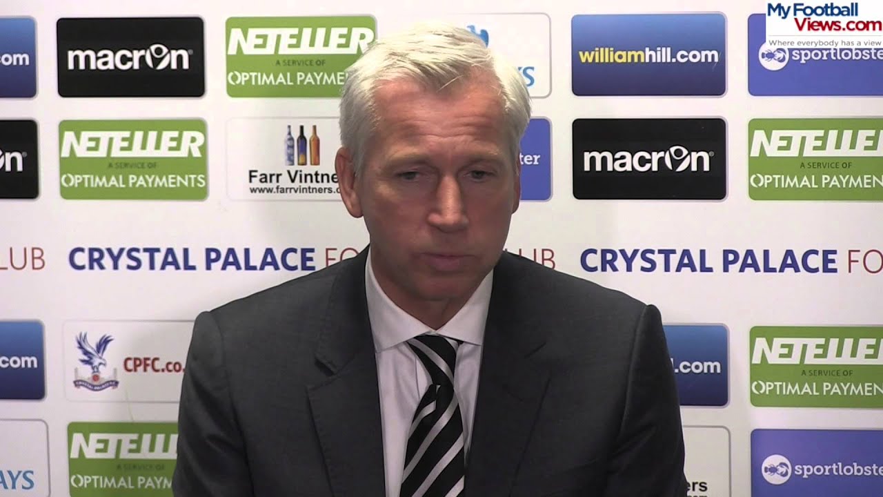 Alan Pardew MFV post Palace v Newcastle - 24 9 2014