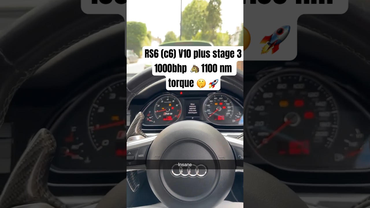 RS6 (c6) v10 plus stage 3. 1000bhp 🚀 #cars #rs6 #audi #rockstar #rocket #fast #c6