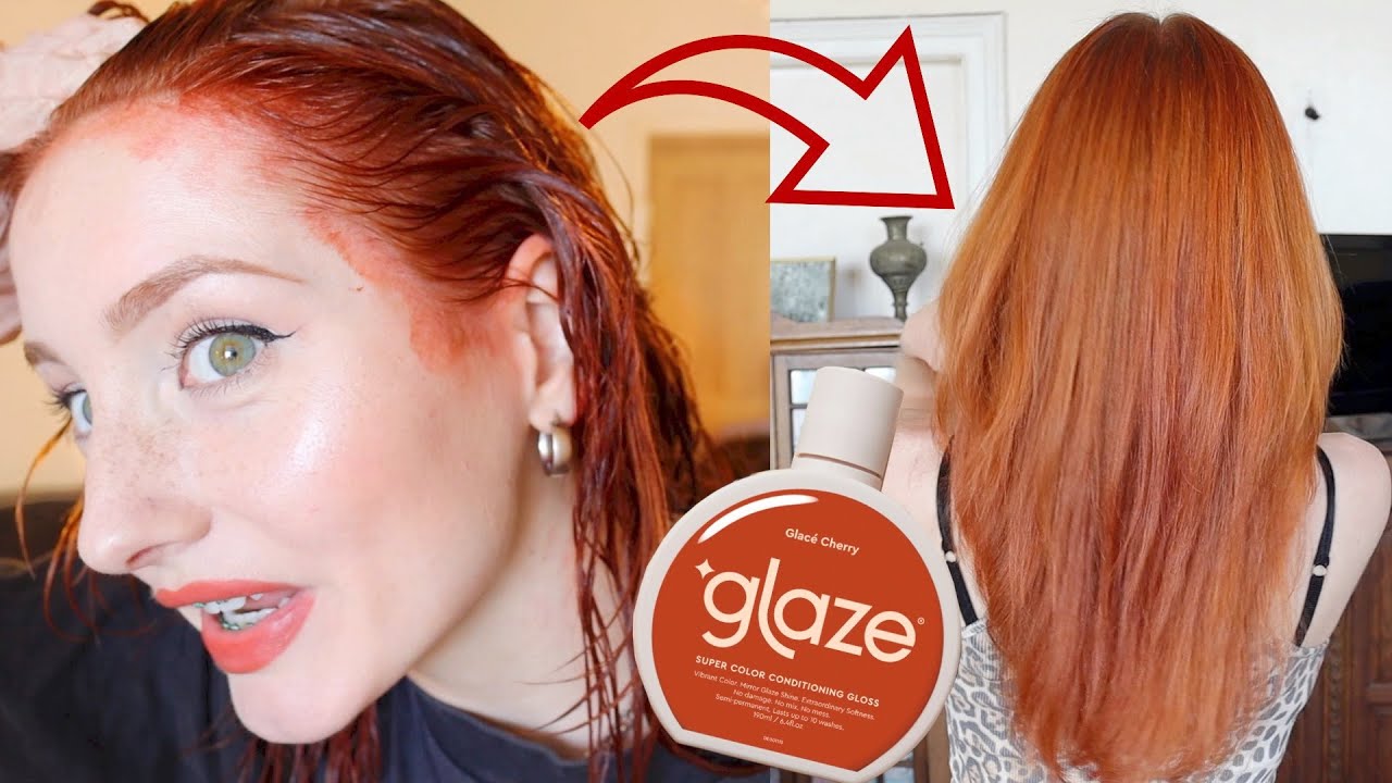 I Try Dying My Hair Copper With Glaze.
