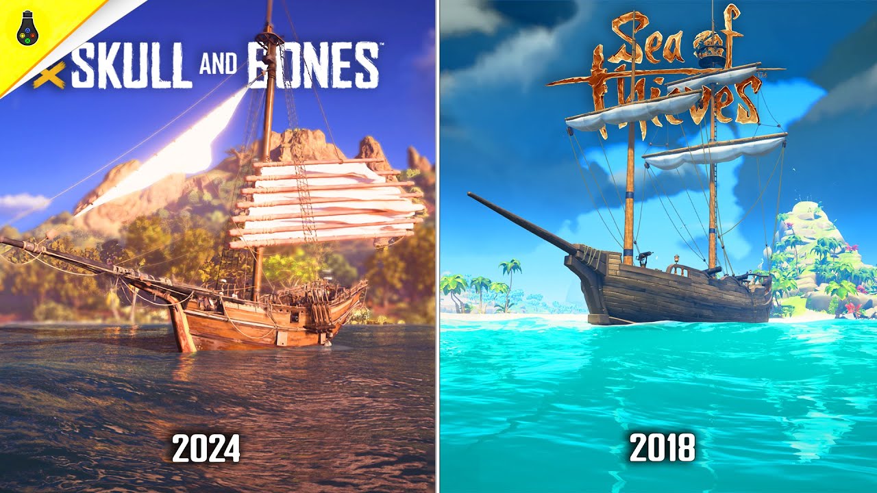Skull and Bones против Sea of Thieves - Детали и Сравнение Физики