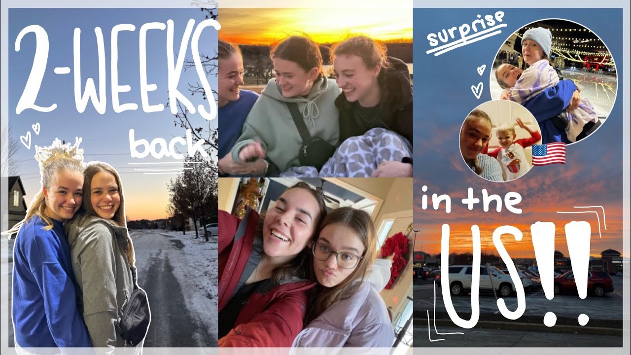 2 WOCHEN ZURÜCK in den USA 🇺🇸🥹・Ich überrasche meine Gastfamilie & Freunde //Auslandsjahr 21/22 · USA