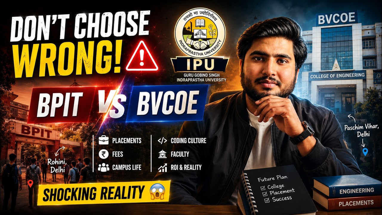 BVCOE vs BPIT 2026 🔥 Which IPU College is Better? Placements, Fees, Campus & Reality Check
