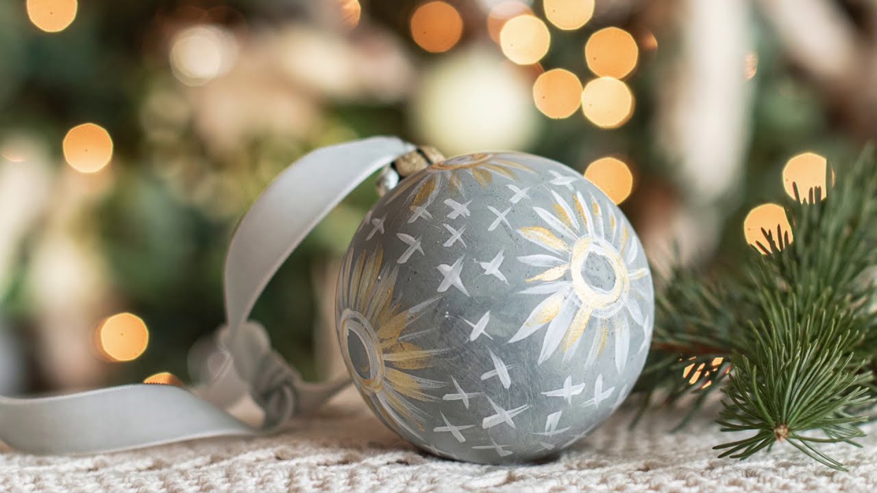 Hand Painted Ceramic Ornament Tutorial