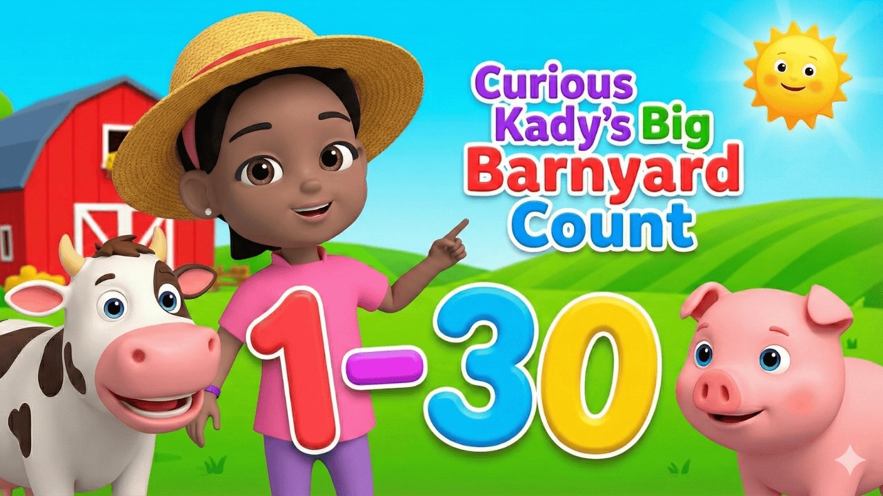Count to 30 with Farm Animals! | Fun Preschool Number Song amd Quiz