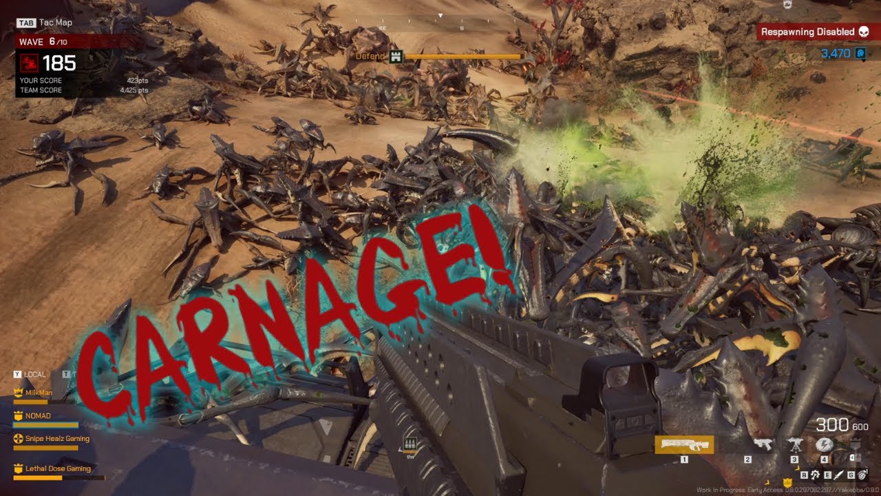Carnage Horde Mode | Starship Troopers Extremination Is Back! - So Many Bugs! - No Commentary