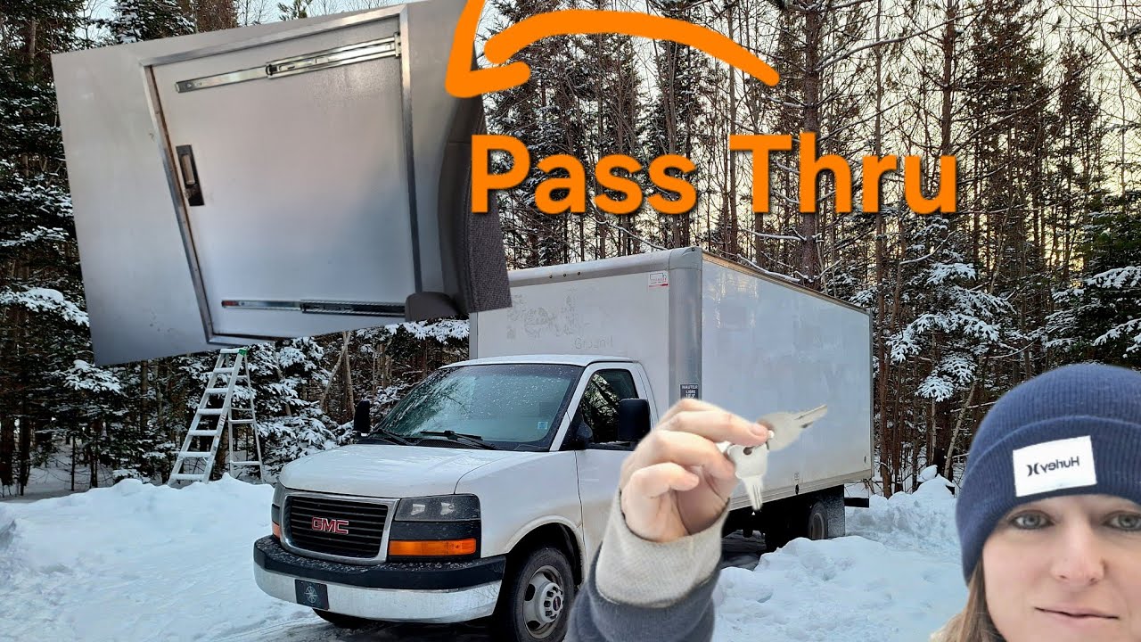 Cab To Camper Access Door on Drawer Slides.