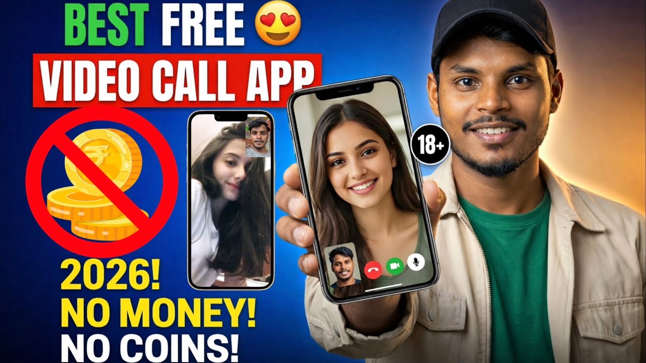 Free Video Call App 2026 🔥 Best Girl Video Chat App Without Coins & Money