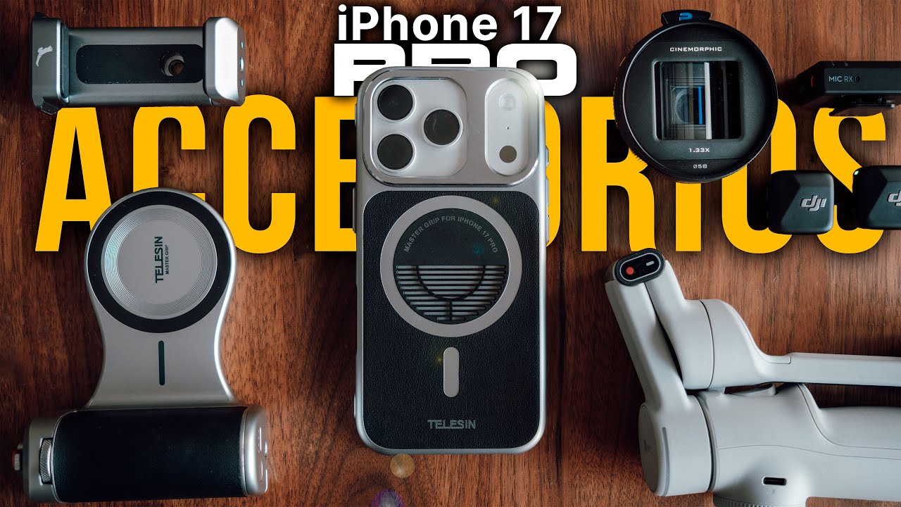 iPhone 17 Pro: los mejores accesorios para FOTOGRAF&Iacute;A y V&Iacute;DEO