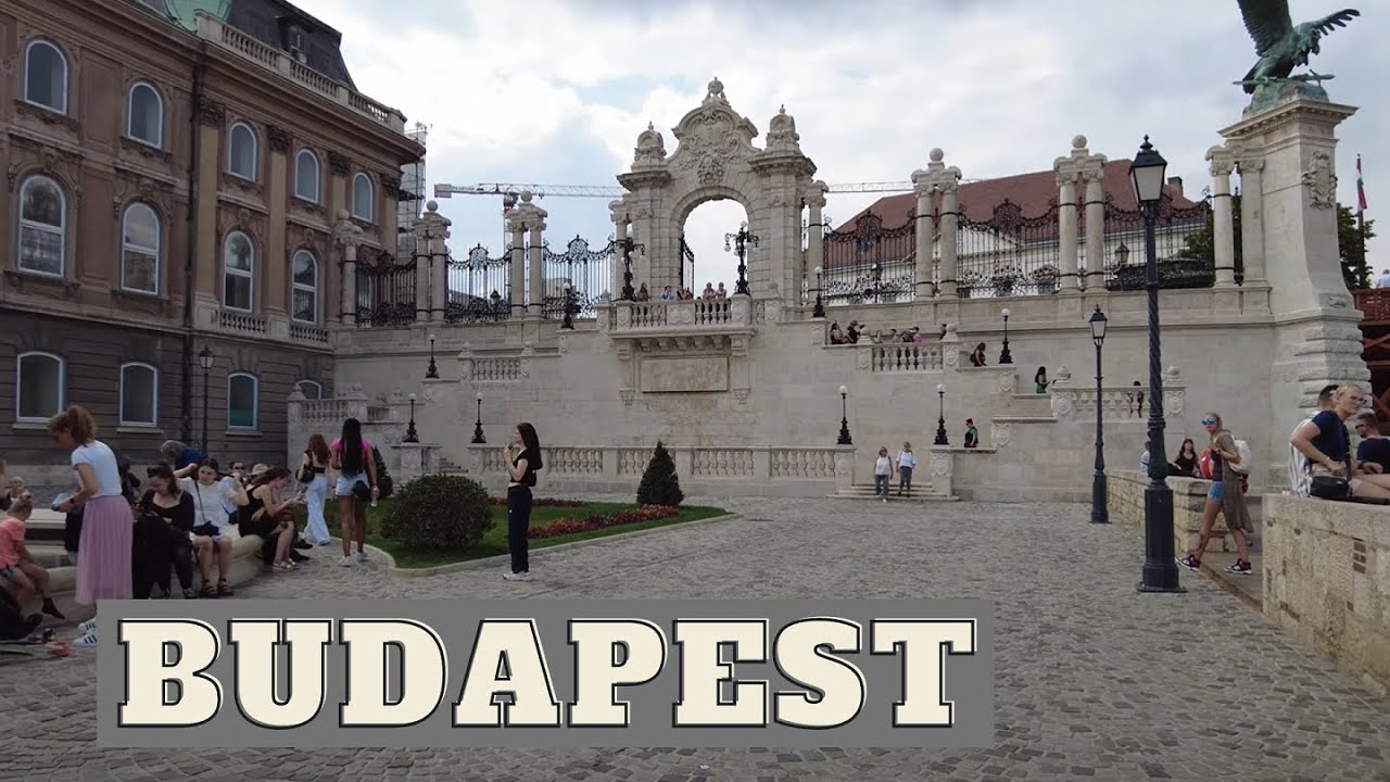 Castle Hill - Buda castle - Holy Trinity Square - Budapest, Hungary [4k Ultra HD 60fps ]