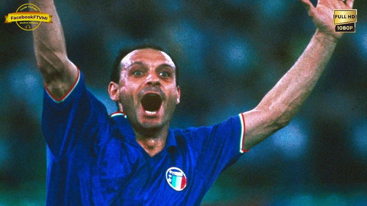 TOTO' SCHILLACI Momenti di gloria - I suoi gol a Italia 90 con telecronaca di Bruno Pizzul