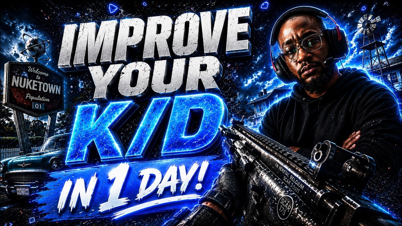How to Improve Your K/D in ONE DAY! (Black Ops 2 Tips & Tricks)
