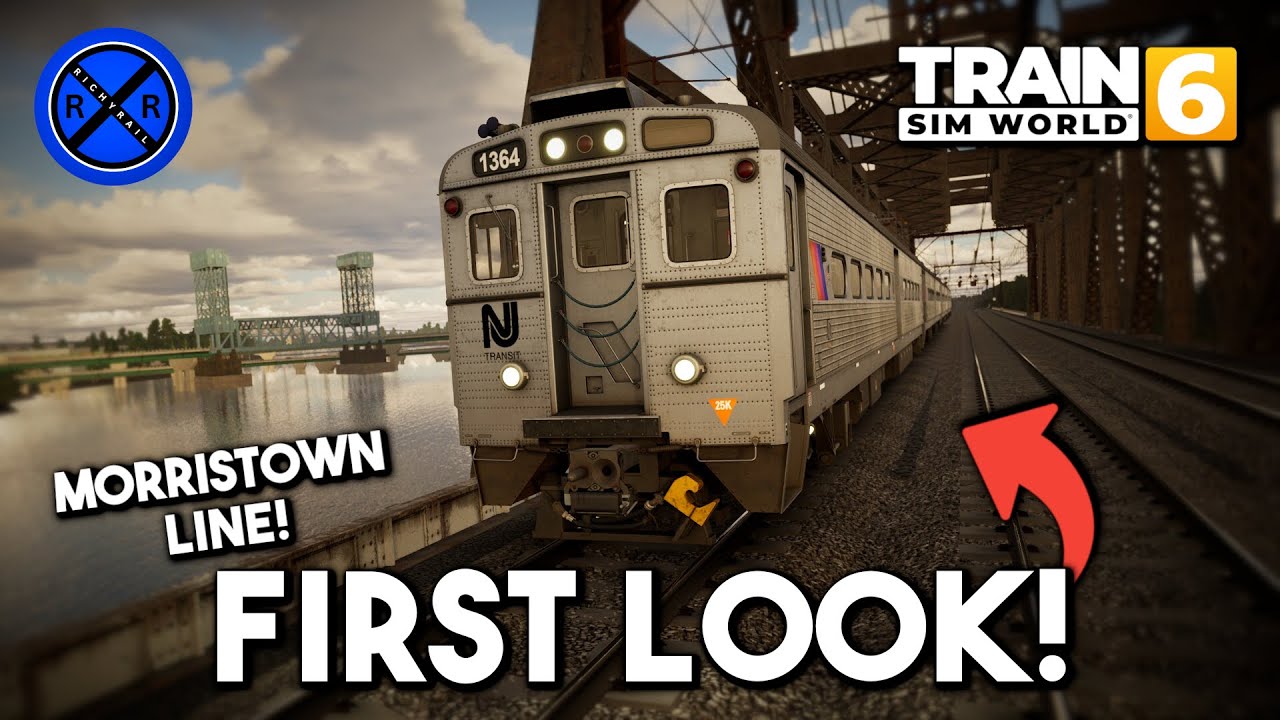 ПЕРВЫЙ ВЗГЛЯД на ЛИНИЮ МОРРИСТАУН в Train Sim World 6!