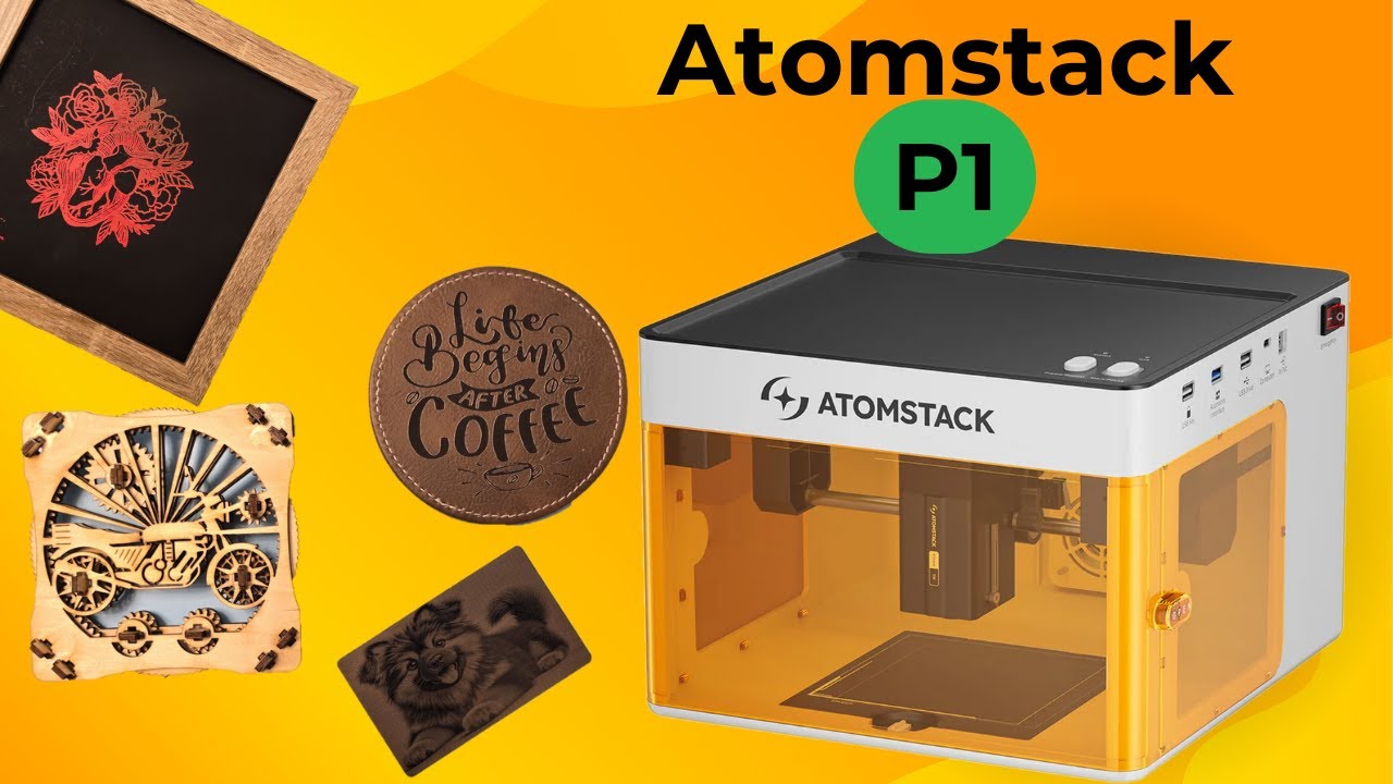 Двухлазерный гравер и резак AtomStack P1 Mini &mdash; распаковка и обзор!