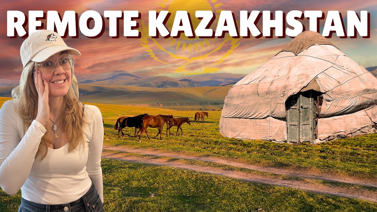72 Hours Living with Nomads on the Asian Steppe. Assy Plateau Road Trip from Almaty. Kazakstan.