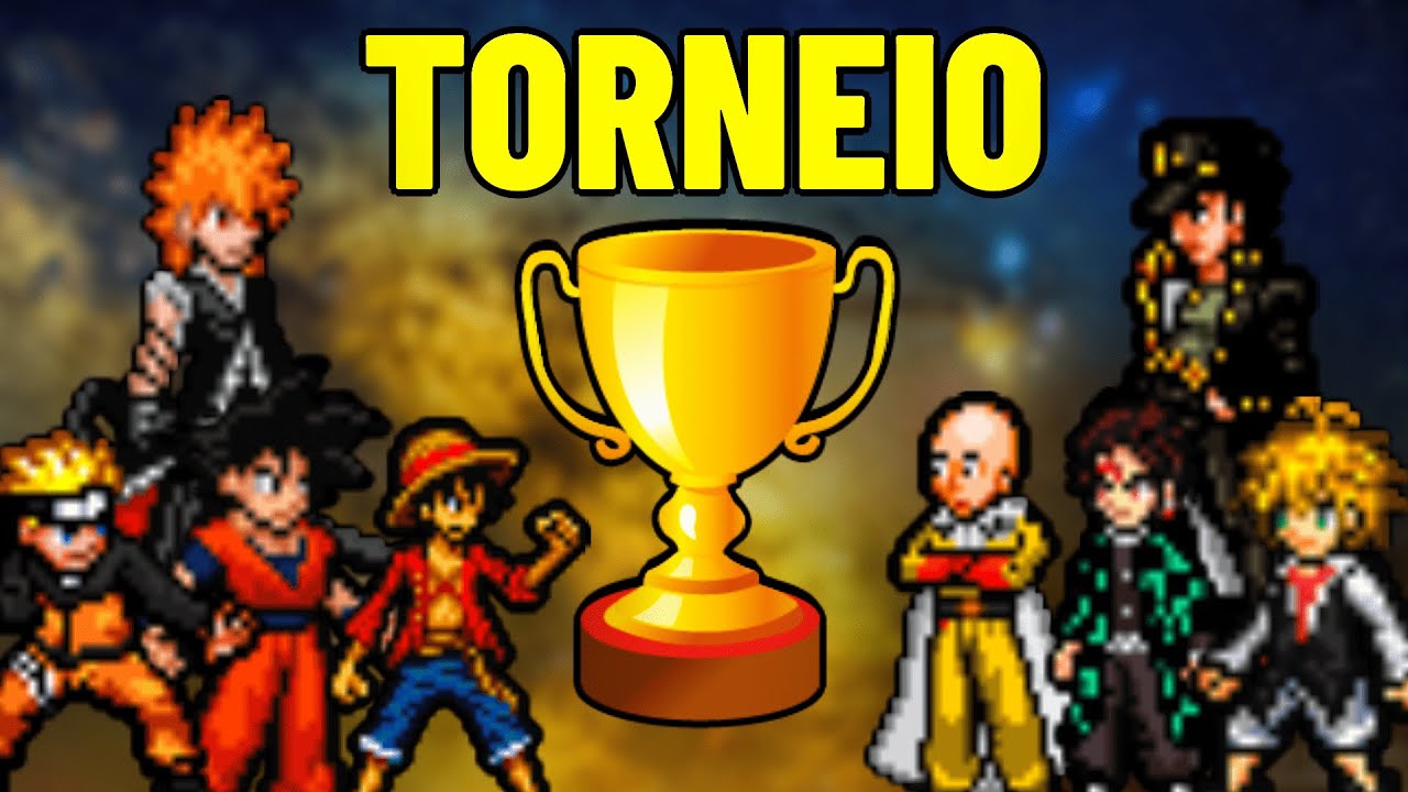 FIZ UM TORNEIO DE PROTAGONISTAS NO MUGEN! - QUEM É O MAIS FORTE? - JUMP FORCE MUGEN