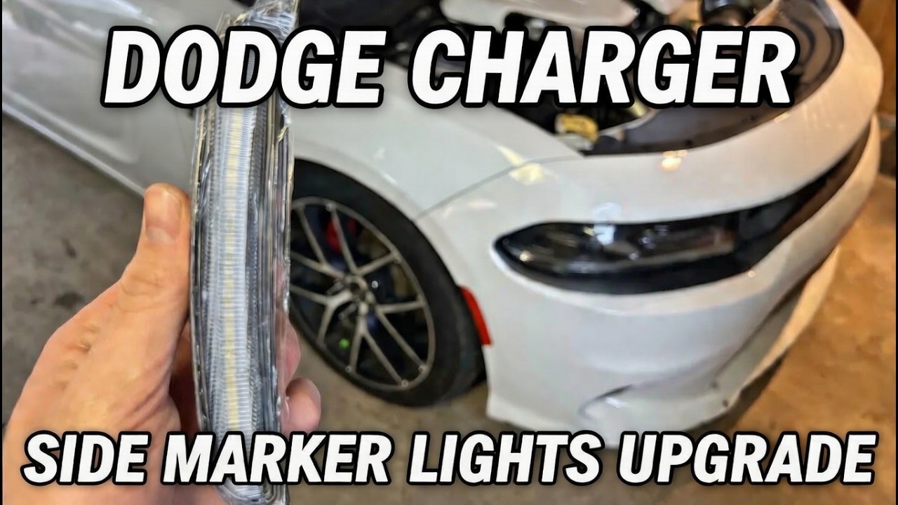 How To Replace Side Marker Lights On Dodge Chargers 2015-2023 Clear Side Marker Upgrade