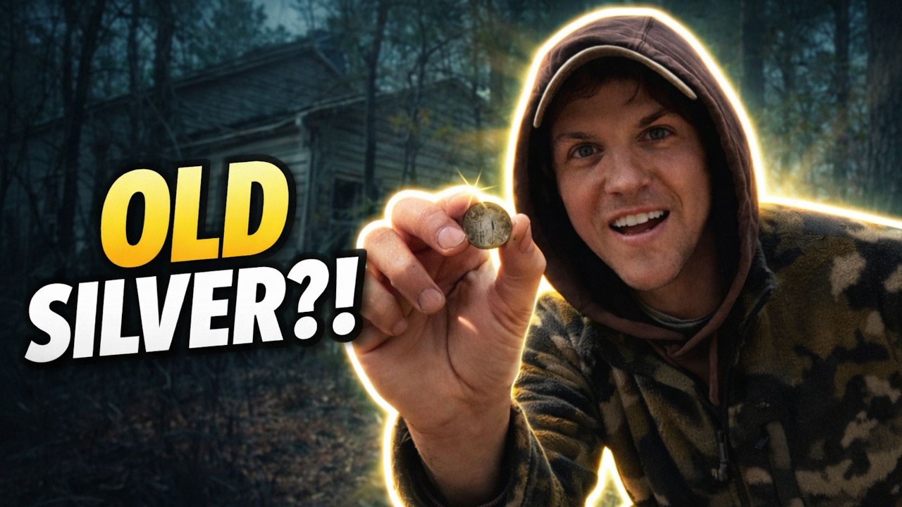 Metal Detecting Abandoned Church and Found Old Silver in the Ground!