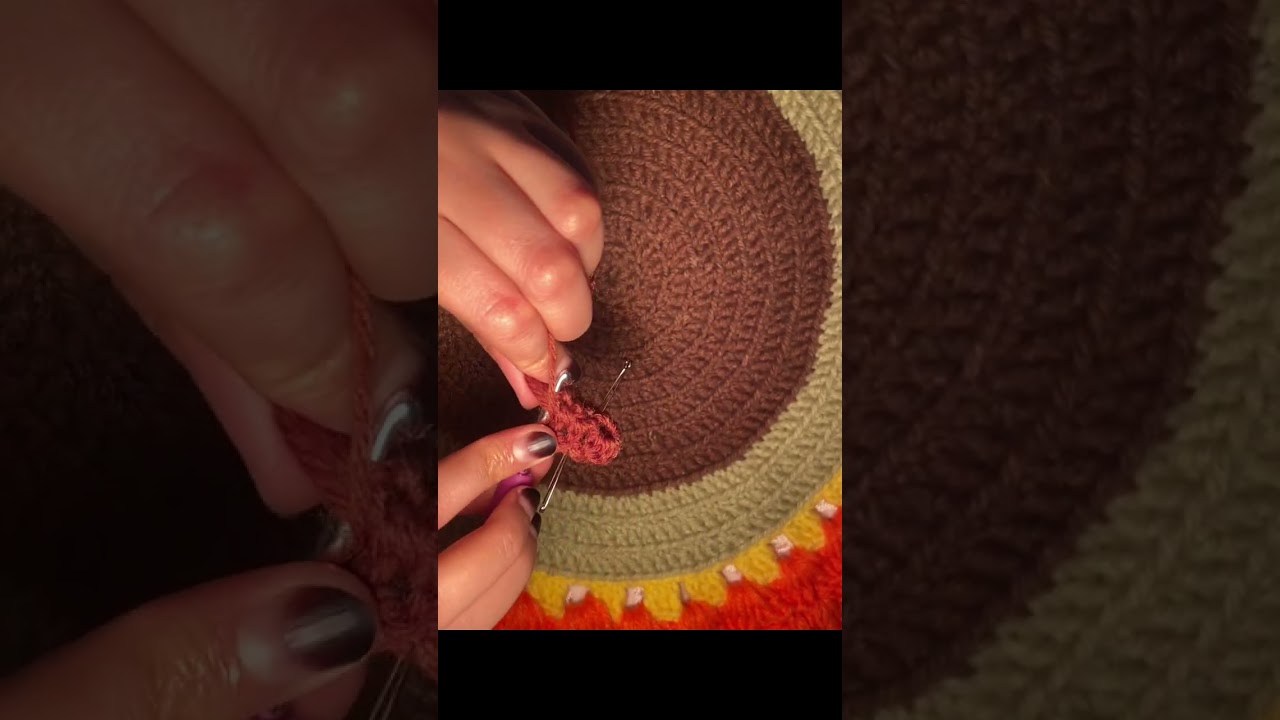 نموزج الشكل البيضاوى(١)#كروشيه_من_الصفر #اكسبلور #crochettutorial #ovaldesigncrochet#howto 