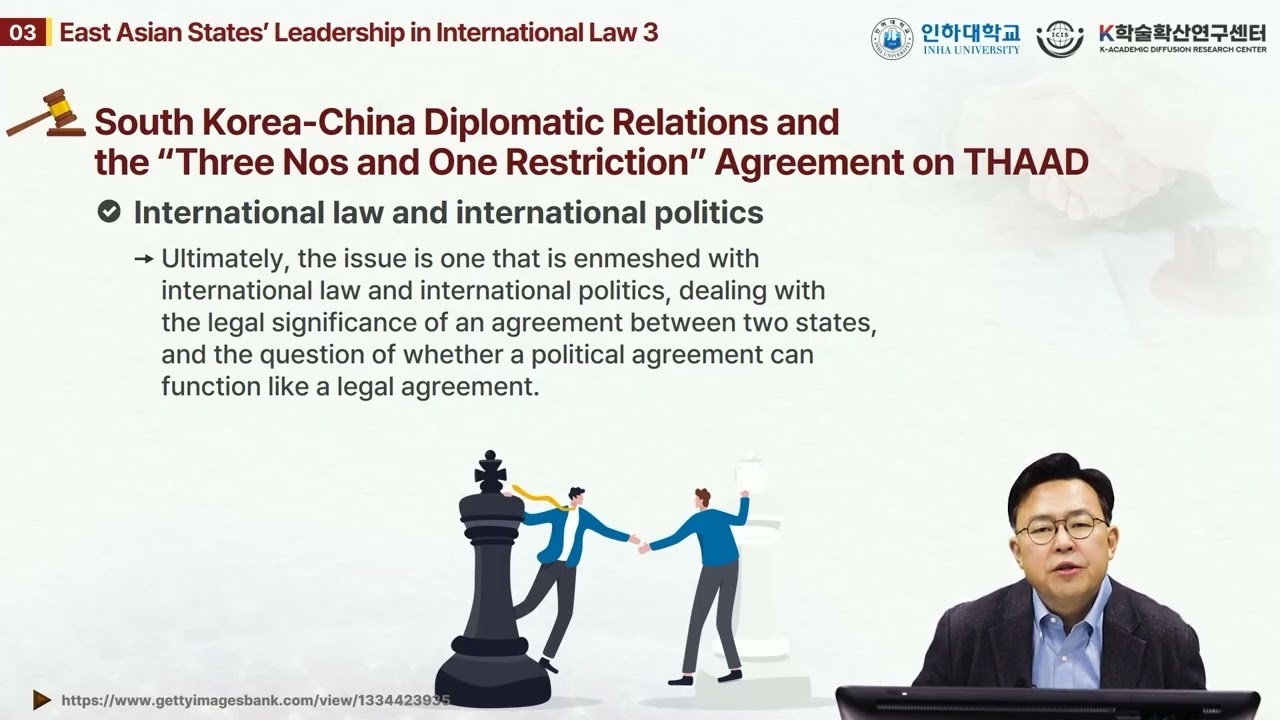 [3rd Year-week3] South Korea–China Relations: “Three Nos and One Restriction” THAAD agreement