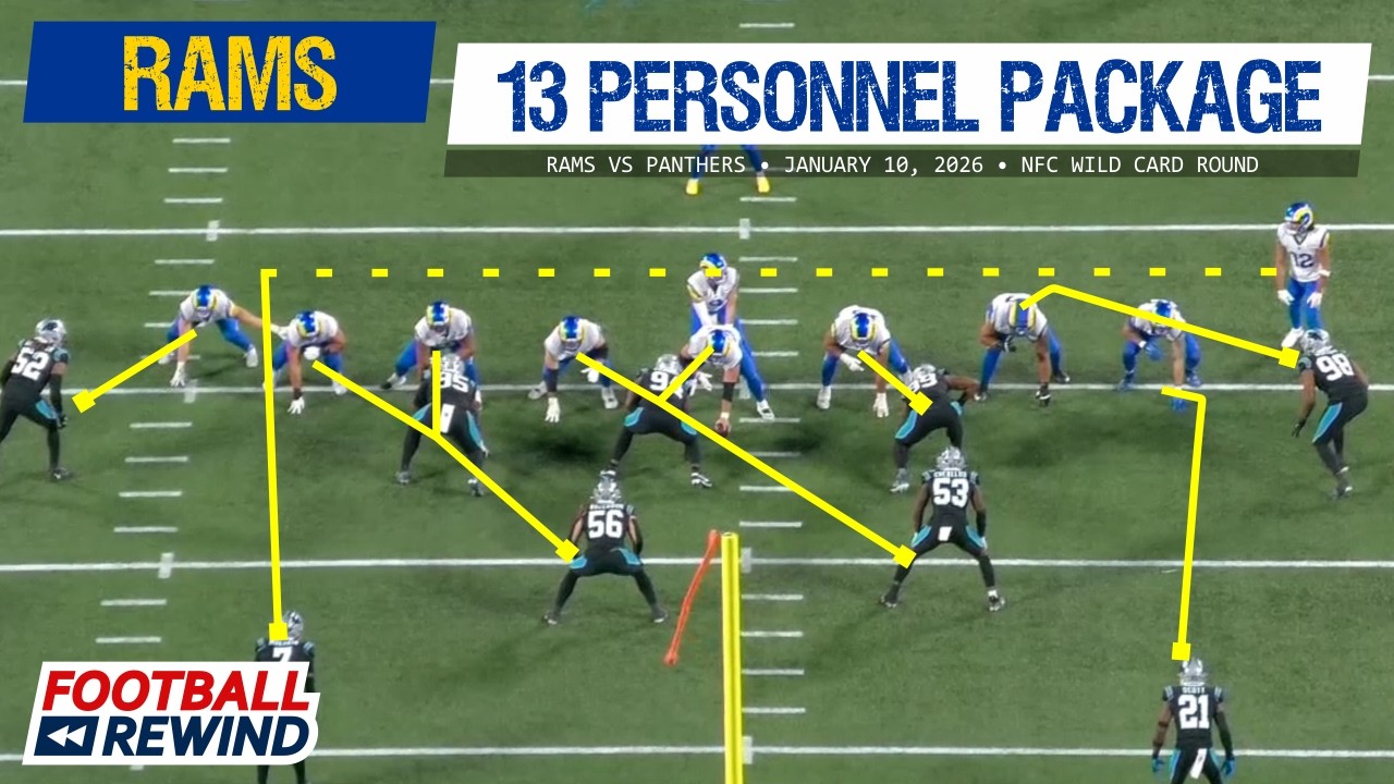 Rams 13 Personnel Breakdown