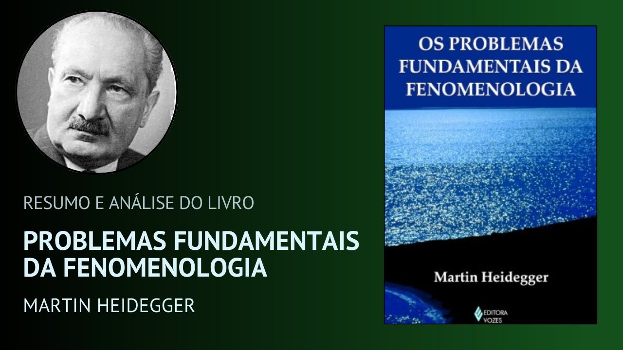 PROBLEMAS FUNDAMENTAIS DA FENOMENOLOGIA de Martin Heidegger (Resumo)