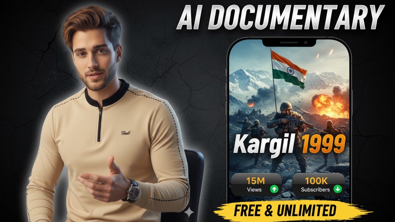 Make Viral AI Documentary Videos Like ANIDOC | Full AI Tutorial