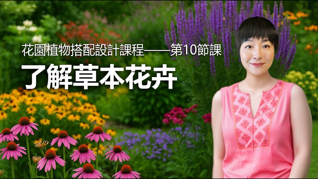花園色彩的靈魂——草本植物全攻略｜松果菊、鼠尾草、釣鐘柳等全解析