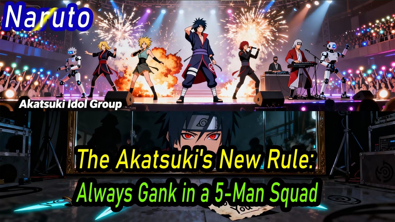 Naruto :The Akatsuki's New Rule: Always Gank in a 5-Man Squad. #narutofanfic #naruto #ninja #anime