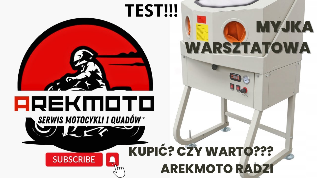 Test myjki warsztatowej z podgrzewaniem, czy warto??? Serwis arekmoto radzi.