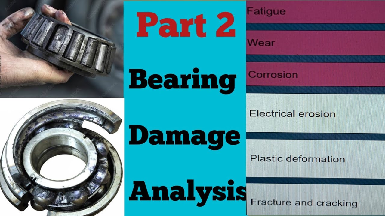 Bearing failure/damage analysis/Why bearing fails? | What are the causes of bearing failure? Part 2
