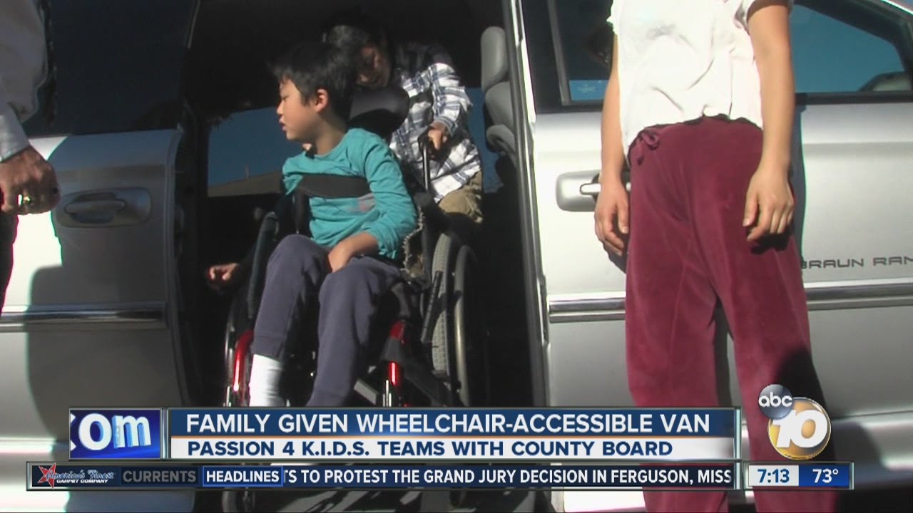 Passion 4 K.I.D.S. donates wheelchair-accessible van to family with quadriplegic son
