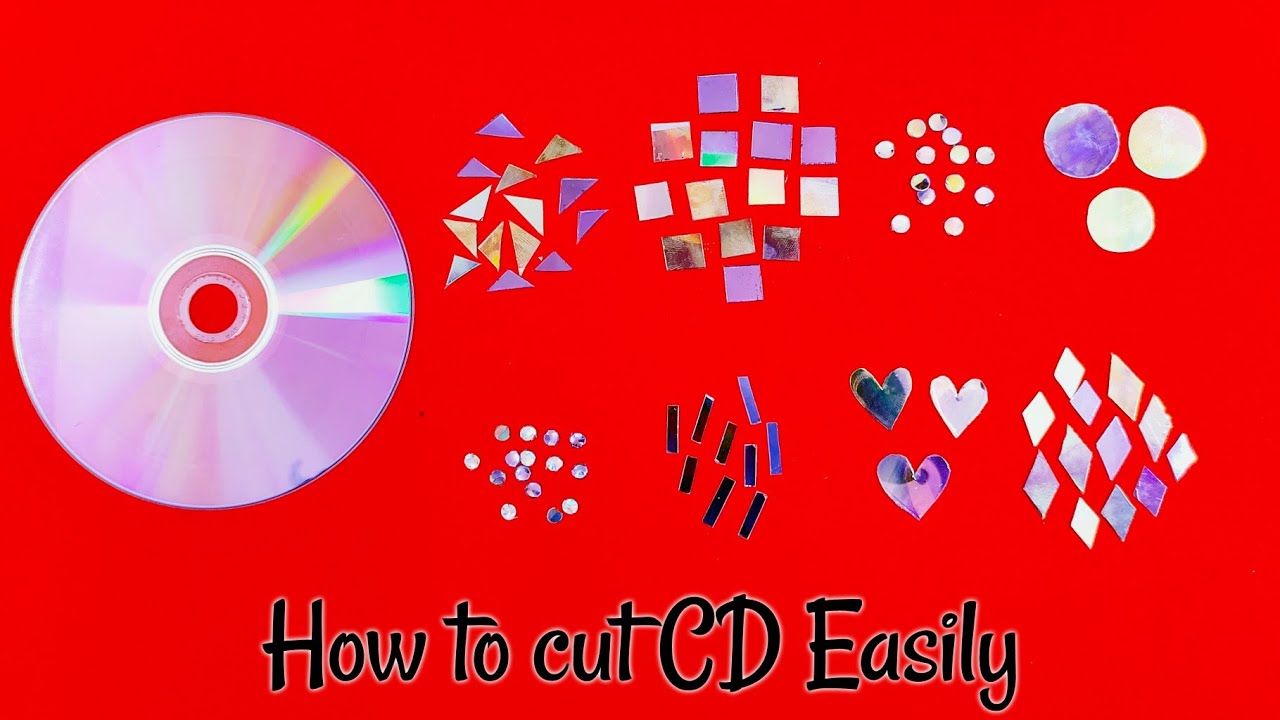 How to cut CD/DVD at Home Easily | Best out of waste | Reuse crafts