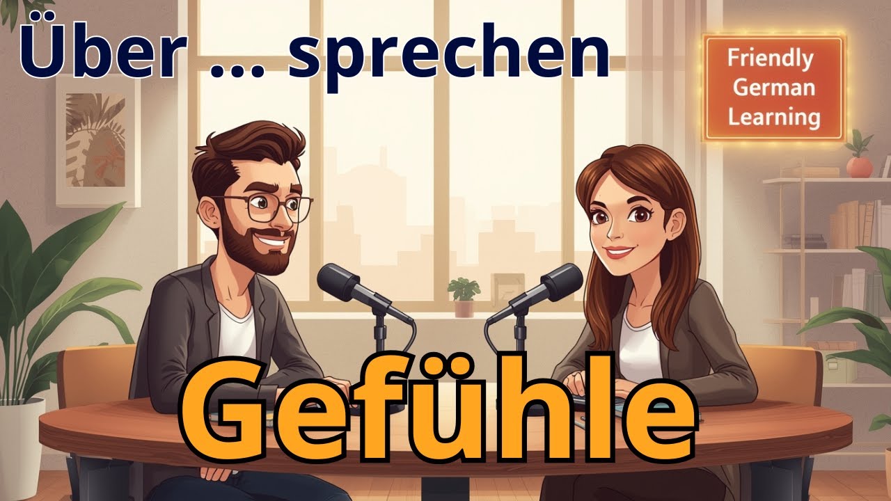 Deutsch lernen mit Dialogen | German Listening Practice | Gefühle | Real Life Conversation