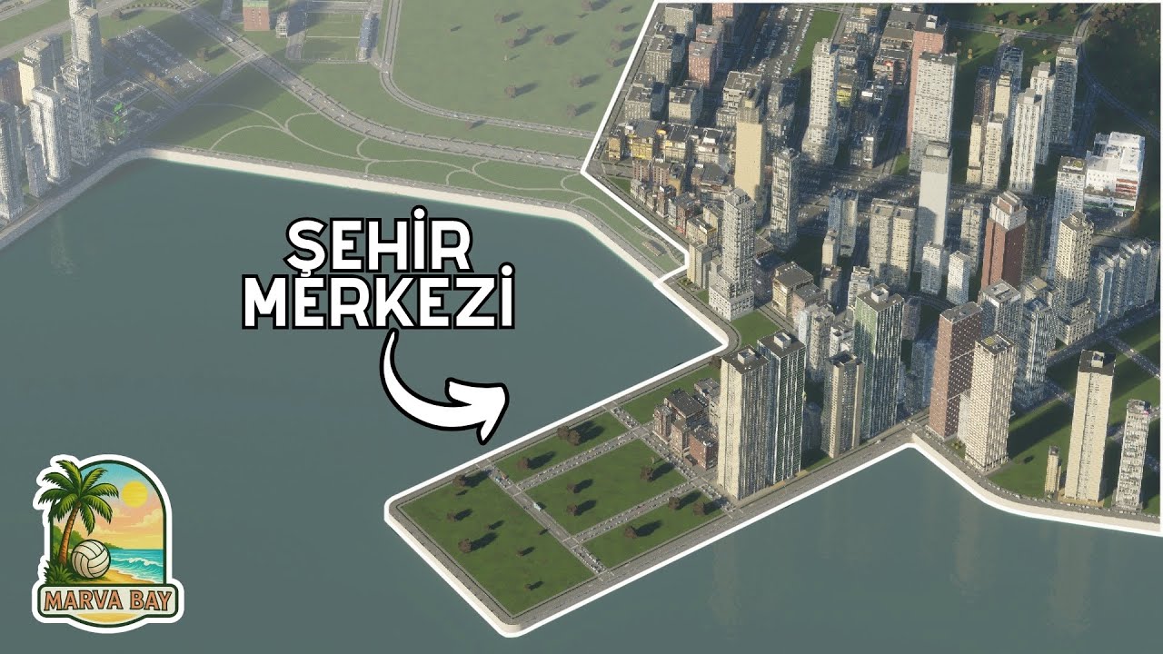 Şehir Merkezi ve Kargo Limanı | 2S10B | Cities: Skylines 2
