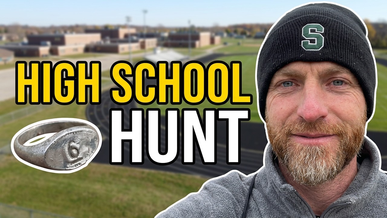 Metal Detecting At A Michigan High School November 2025