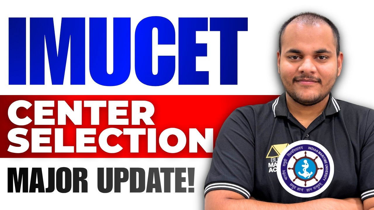 IMUCET MAJOR Update : City & Center Selection Procedure Fully Explained | IMUCET 2026