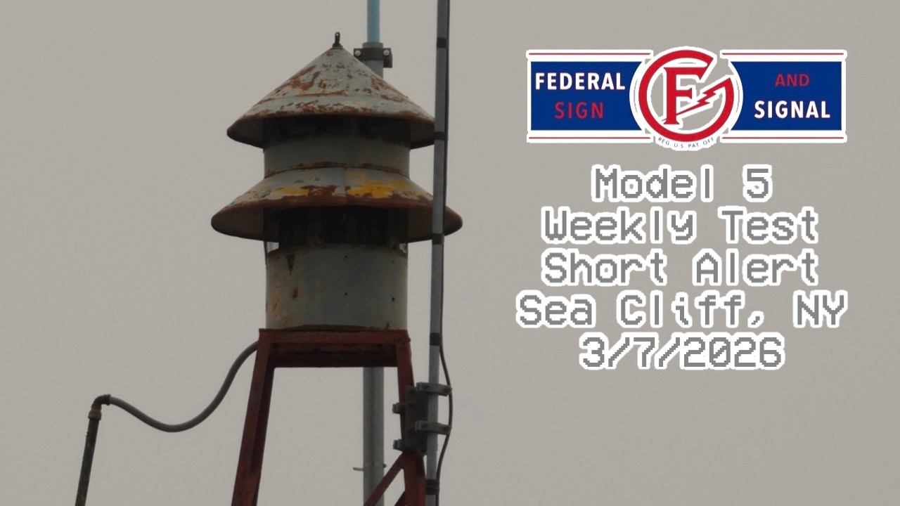 FS Model 5 - Weekly Test - Short Alert - Sea Cliff, NY - 3/7/2026