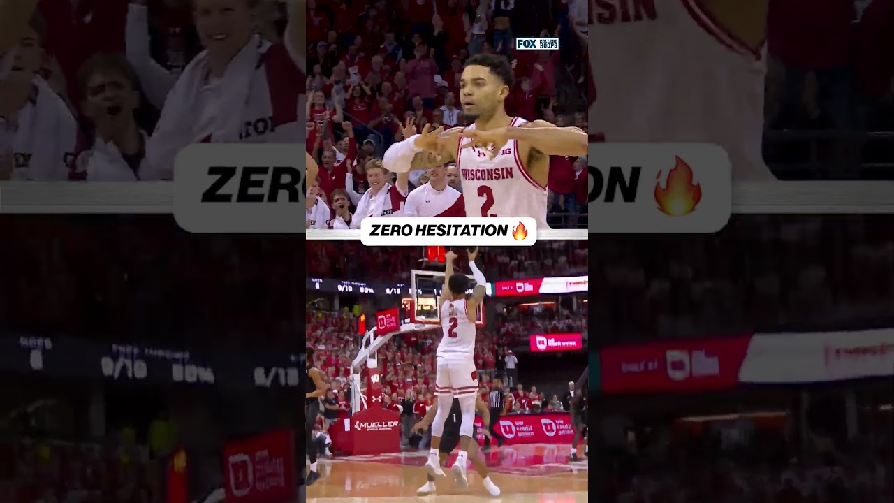 Nick Boyd is NOT missing tonight 😤 #nickboyd #cbb #cbk #wisconsin