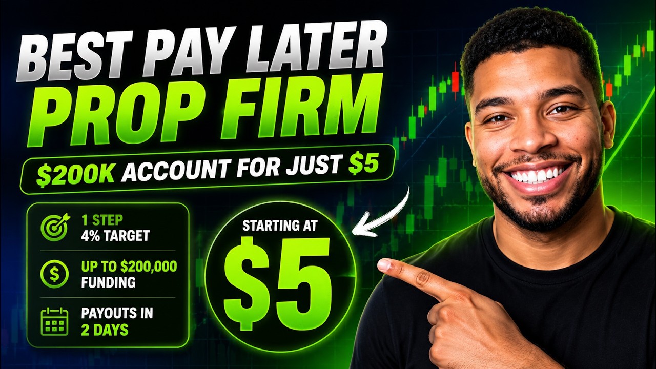 The BEST Pay Later Prop Firm? Get a $200K Account Starting at $5
