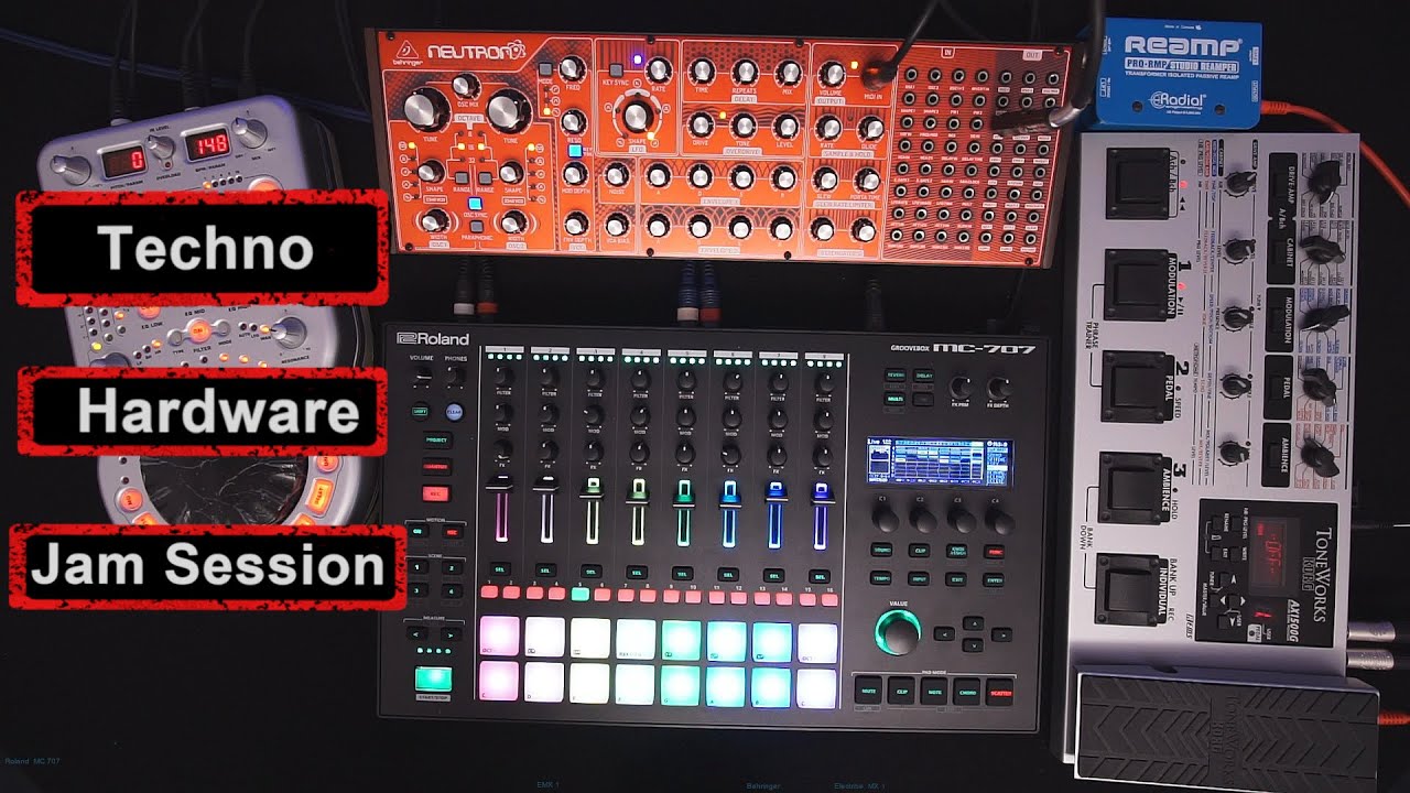 Behringer Neutron Roland MC 707 Techno