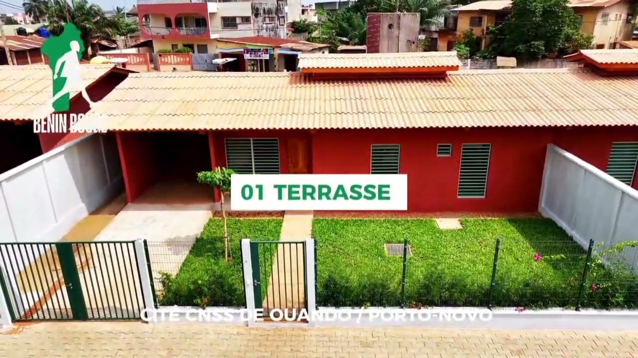 Les logements économiques de la cité CNSS de Ouando (Porto-Novo)  disponibles @BeninBouge